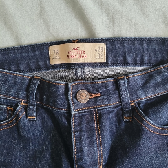 Hollister 7R dark blue "skinny" jeans - Picture 4 of 7